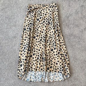 Nasty Gal Cheetah Skirt M